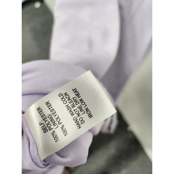 Lulus Womens Any Sway Shape or Form Mini Dress Size Medium Purple Lace Halter - Picture 10 of 10